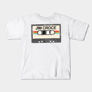 kurniamarga vintage cassette tape Jim Croce Kids T-Shirt